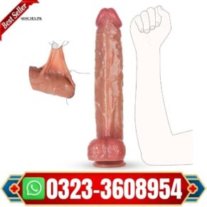 13.5" Thick Movable Foreskin Dildo in pakistan