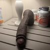 Pure Black Huge Thick 10.8 Inch Dildo in pak