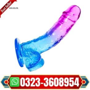 6" Realistic Clear Silicone Dildo in Pakistan