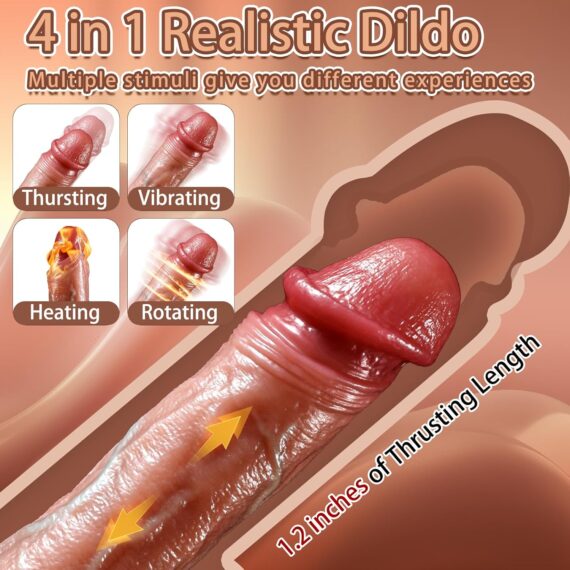 Realistic Thrusting Vibrator Dildos in pakistan - Image 4