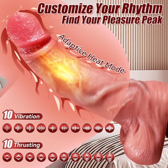 Realistic Thrusting Dildo Sex Toys in pakistan - Image 3