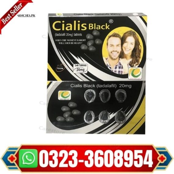 Cialis 20 MG Black 6’s Tab card in pakistan