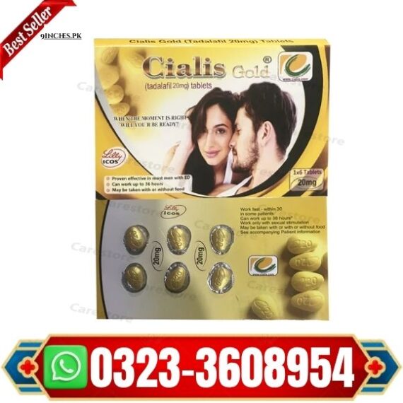 Cialis 20 MG Gold 6’s Tab card in pakistan