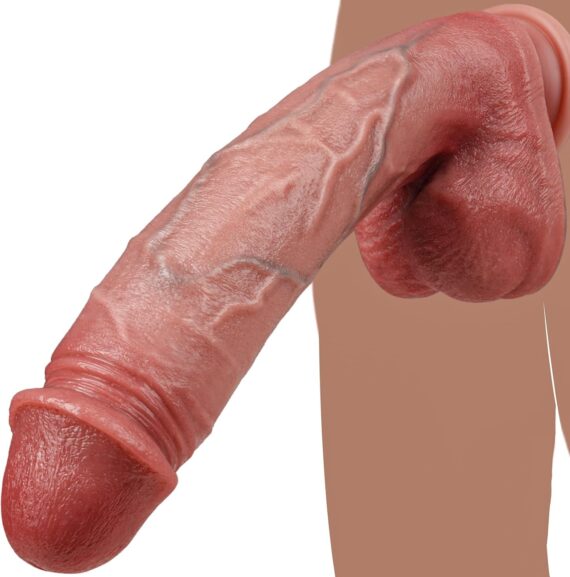 10.8" Dual-Layer Silicone Big Dildo in pakistan - Image 2