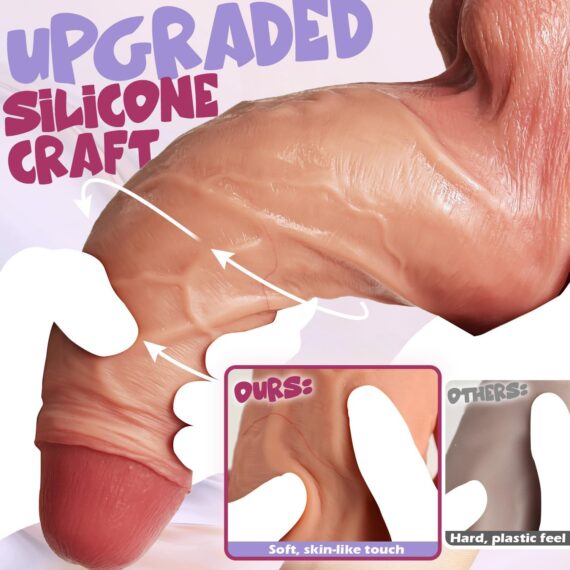 8 Inch Girth Realistic Thick Dildo in pakistan - Image 2