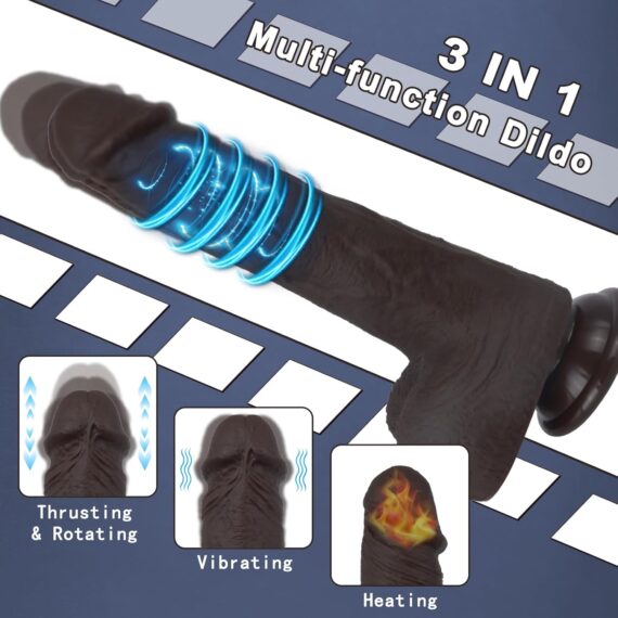 8.9 Inch Thrusting Dildo Sex Toys in pakistan - Image 4