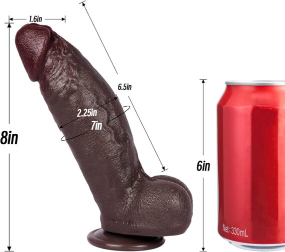 8 Inch Thick Big Black Dildo in pakistan - Image 4