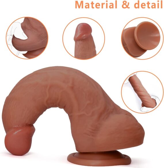 7 Inch Ultra Soft Thick Anal dildo in pakistan - Image 3