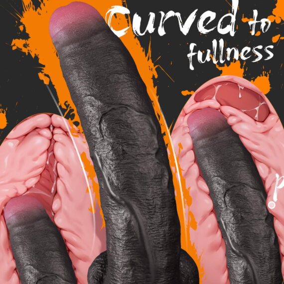 Pure Black Huge Thick 10.8 Inch Dildo in pak - Image 2
