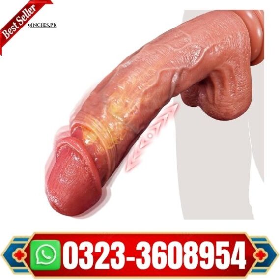 Thrusting G-Spot Anal Toys 9" Dildo in pak