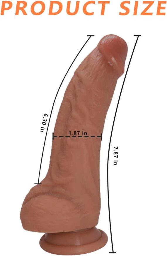7 Inch Ultra Soft Thick Anal dildo in pakistan - Image 2