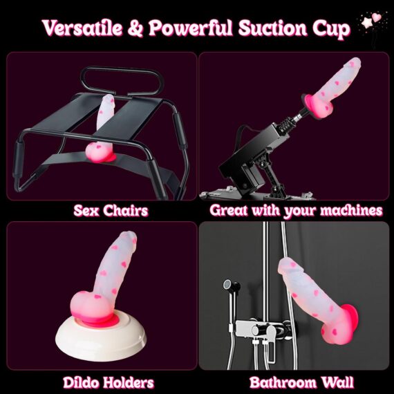 8"Pink Clear Liquid Silicone Dildos in pakistan - Image 4