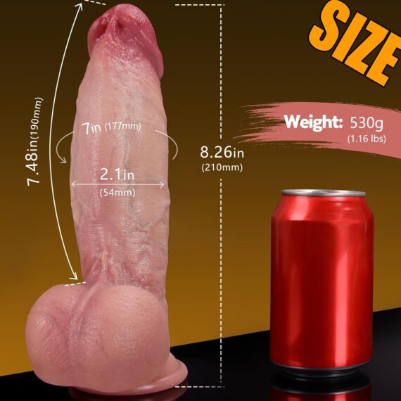 7 Inch Girth Huge Thick Dildo in Pakistan - Image 2